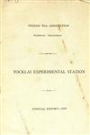 Indian Tea Association Scientific Department Tocklai Experimental Station : Annual Report - 1958