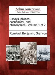 Essays, political, economical, and philosophical. Volume 1 of 2,1275818013,9781275818019