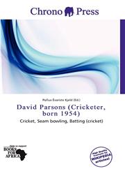 David Parsons (Cricketer, born 1954),6201416633,9786201416635
