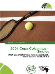 2001 Copa Colsanitas - Singles,6138022696,9786138022695