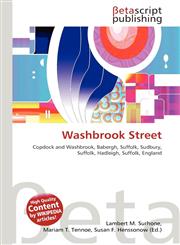 Washbrook Street,6134742368,9786134742368