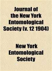 Journal of the New York Entomological Society (v. 12 1904),1152990365,9781152990364