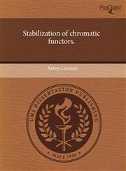 Stabilization of chromatic functors.,1244100501,9781244100503
