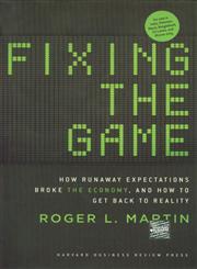 Fixing the Game How Runway Expectations Broke the Economy, and how to get Back to Reality
