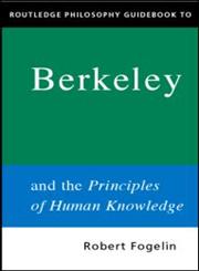 Routledge Philosophy GuideBook to Berkeley and the Principles of Human Knowledge,0415250110,9780415250115