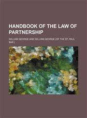 Handbook of the law of partnership,1154722635,9781154722635
