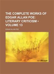 Literary Criticism Volume 13,1235737810,9781235737817