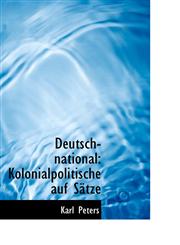 Deutsch-national Kolonialpolitische auf Sätze,1103530372,9781103530373