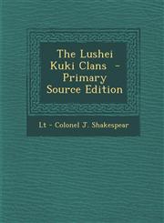 Lushei Kuki Clans,1287597602,9781287597605