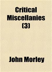 Critical Miscellanies (3),1150797878,9781150797873