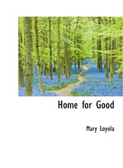 Home for Good,1117145735,9781117145730