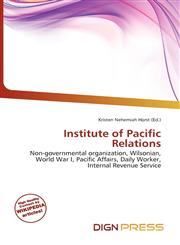 Institute of Pacific Relations,613583357X,9786135833577