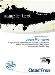 Joan McIntyre,6201490973,9786201490970