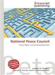 National Peace Council,6136330482,9786136330488