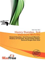 Henry Dundas, 3rd Viscount Melville,6200714770,9786200714770