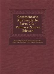 Commentario Alle Pandette, Parts 2-3 - Primary Source Edition,1294506927,9781294506928