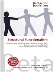 Structural Functionalism,6130311109,9786130311100