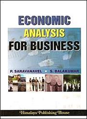 Economic Analysis for Business,9350514958,9789350514955