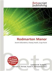 Rodmarton Manor,6137590941,9786137590942