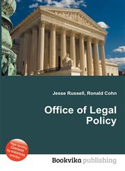 Office of Legal Policy,5512067990,9785512067994