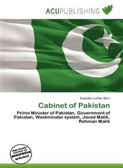 Cabinet of Pakistan,6135972715,9786135972719