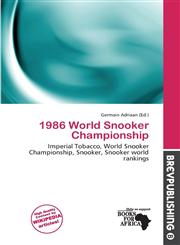 1986 World Snooker Championship,6138248996,9786138248996