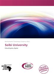 Seibi University,6138503279,9786138503279