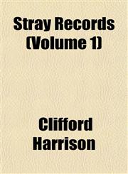 Stray Records (Volume 1),1151828076,9781151828071