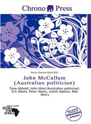 John McCallum (Australian politician),6137127362,9786137127360