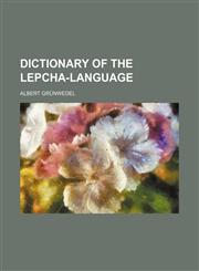 Dictionary of the Lepcha-language,1152189751,9781152189751