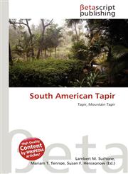 South American Tapir,6134846112,9786134846110