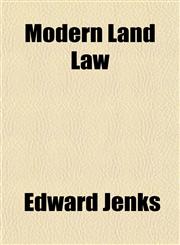 Modern Land Law,1154928578,9781154928570