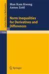 Norm Inequalities for Derivatives and Differences,3540563873,9783540563877