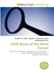 2009 Bank of the West Classic,6134314153,9786134314152
