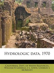 Hydrologic data, 1970,1178610594,9781178610598