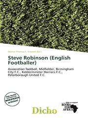 Steve Robinson (English Footballer),6200459797,9786200459794