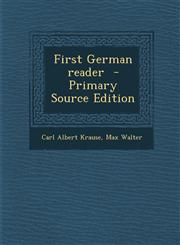 First German Reader,1289880131,9781289880132