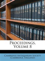 Proceedings, Volume 8,1146323808,9781146323802