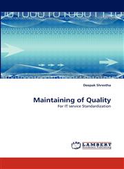 Maintaining of Quality,3843362939,9783843362931