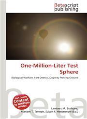 One-Million-Liter Test Sphere,6135145827,9786135145823