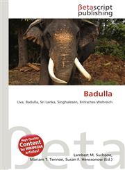 Badulla,6133525649,9786133525641