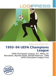 1993-94 UEFA Champions League,6135932721,9786135932720