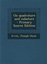 On Quadrature and Cubature,1287646786,9781287646785