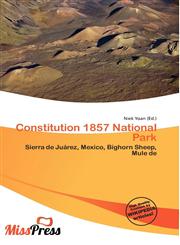 Constitution 1857 National Park,6135927876,9786135927870