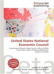 United States National Economic Council,6134797545,9786134797542