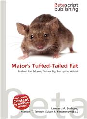 Major's Tufted-Tailed Rat,6135423312,9786135423310