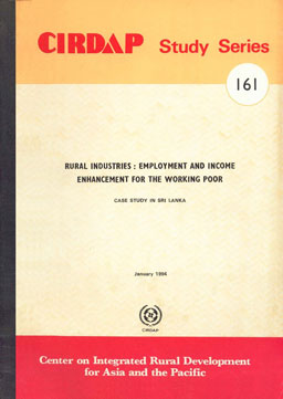 Rural Industries : Employment and Income Enhancement for the Working Poor - Case Study in Sri Lanka