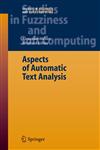 Aspects of Automatic Text Analysis,3540375201,9783540375203