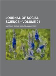 Journal of Social Science (Volume 21),1459094441,9781459094444