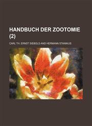 Handbuch der Zootomie (2),1153897660,9781153897662